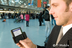 An Flughafen, äber auch an Bahnhöfen surft man mit dem G1 mit bis zu 7,2 Mbit/s